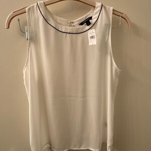 NWT banana republic new white tank
